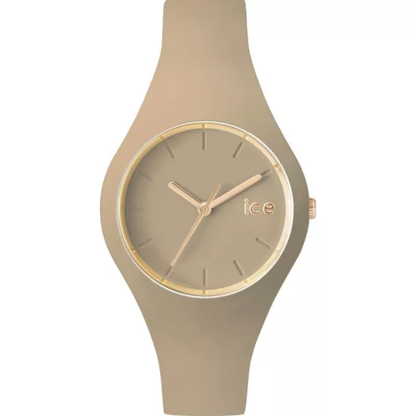 Ice Watch Glam Forest women's watch 34mm 001057, brown dial, brown silicone strap