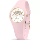 Ice Watch Fantasy Rainbow Pink kids' watch 28mm 018424, white dial, pink silicone strap