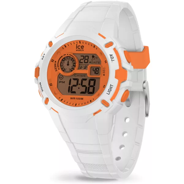 Ice Watch Digit Explorer White Orange kids' watch 024002