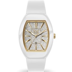   Ice Watch Boliday Dome White Glitter Gold women's watch 35mm 024033