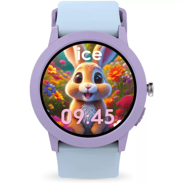 Ice Watch Smart RD 3.0 round Find My Purple Soft Blue kids' smartwatch 025442