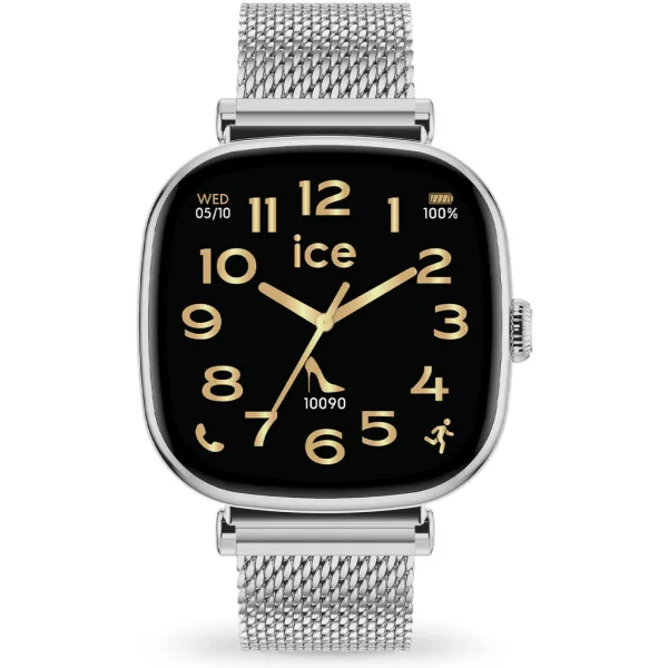 Ice Watch Smart SQ 2.0 square 1.70 Silver Milanese women's smartwatch 025820