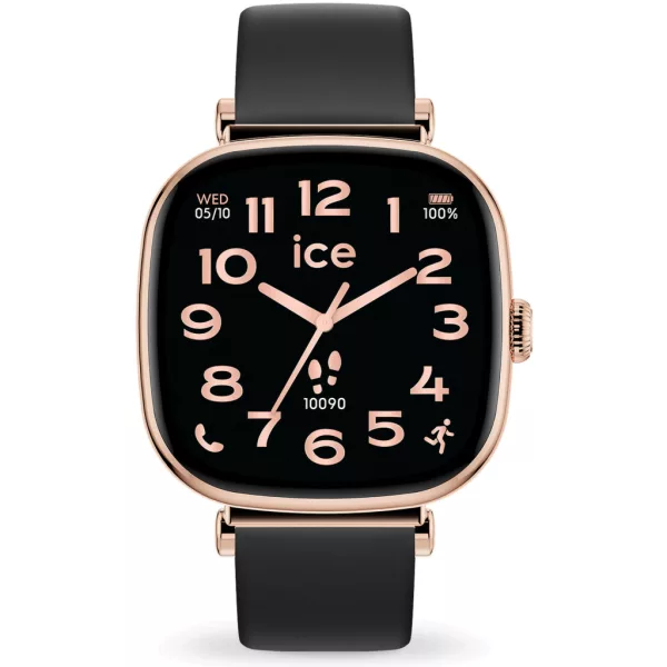 Ice Watch Smart SQ 2.0 square 1.70 Rose-Gold Black women's smartwatch 025890