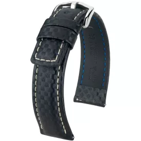 Hirsch Carbon L watch strap 02592050-2-22