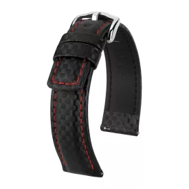 Hirsch Carbon L watch strap 02592052-2-20