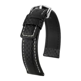 Hirsch Carbon XL watch strap 02592250-2-20