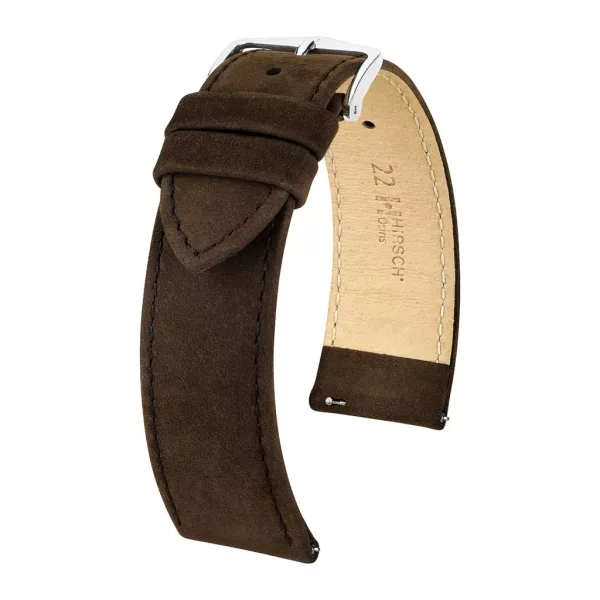 Hirsch Osiris Nubuk M watch strap 03433110-2-16