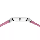 Bering Classic women's watch 10129-909, pink dial, pink silicone strap