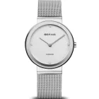 Bering Classic women's watch 10135-000, silver stainless steel strap
