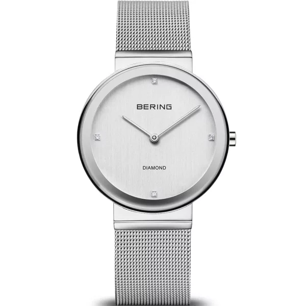 Bering Classic women's watch 10135-000, silver stainless steel strap