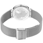 Bering Classic women's watch 10135-0005, silver dial, silver stainless steel strap