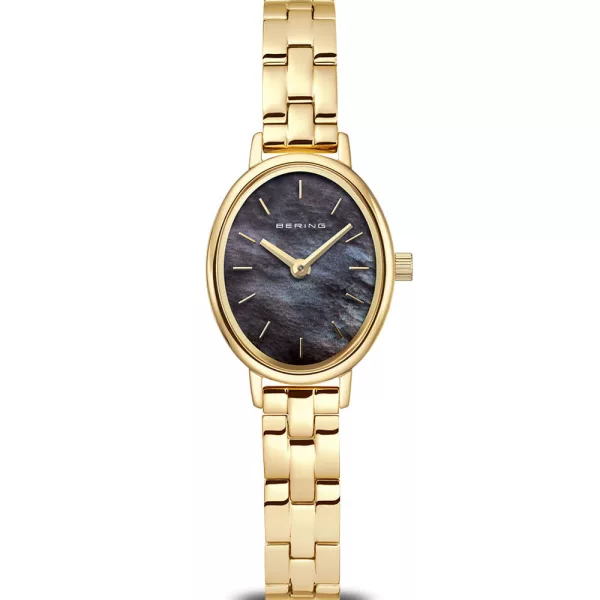 Bering Classic women's watch 11020-732, gold stainless steel strap