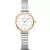 Bering Classic women's watch 11028-914, white dial, silver stainless steel strap