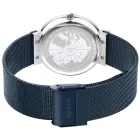 Bering Ceramic women's watch 11435-307, blue stainless steel strap