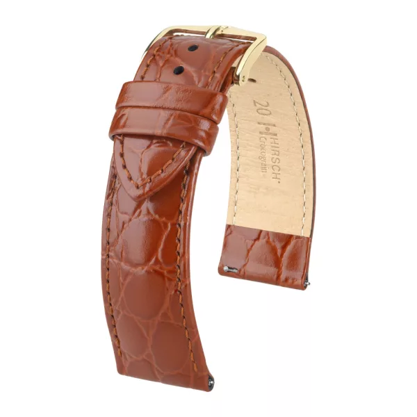 Hirsch Crocograin M watch strap 12302870-1-16
