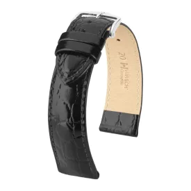 Hirsch Crocograin L watch strap 12322850-2-18