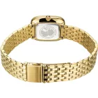 Bering Classic women's watch 12526-738, green dial, gold stainless steel strap