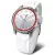 Vostok Europe N1 Rocket Balaton Limited Edition women's watch NH35A-125AS17, silver dial, white silicone strap