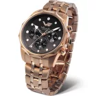 Vostok Europe Vilnelė women's watch JS20-125B751-B, black dial, rose gold stainless steel strap