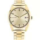 Tommy Hilfiger Griffin men's watch TH1710457, gold dial, gold stainless steel strap
