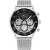 Tommy Hilfiger Legend men's watch TH1710708, black dial, silver stainless steel strap