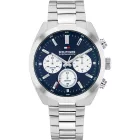 Tommy Hilfiger Hudson men's watch TH1710722, blue dial, silver stainless steel strap