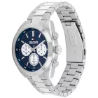 Tommy Hilfiger Hudson men's watch TH1710722, blue dial, silver stainless steel strap