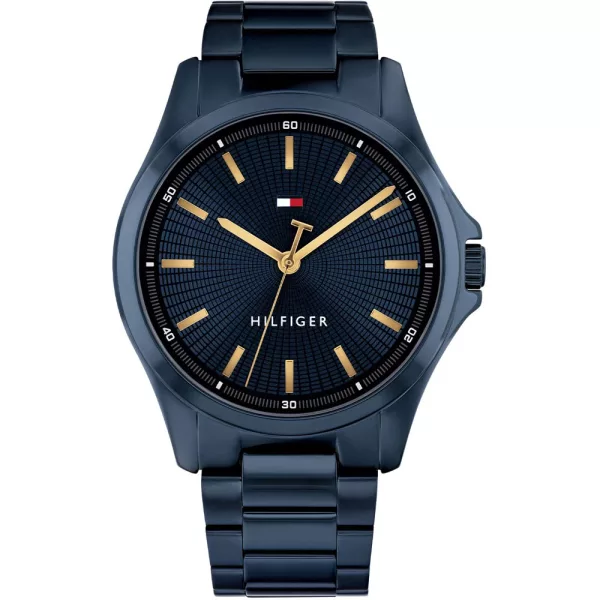 Tommy Hilfiger Bruce men's watch TH1710742, blue dial, blue stainless steel strap