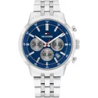 Tommy Hilfiger Kent men's watch TH1710753, blue dial, silver stainless steel strap