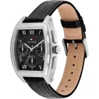 Tommy Hilfiger Oxford men's watch TH1710761, black dial, black leather strap