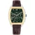 Tommy Hilfiger Oxford men's watch TH1710762, green dial, brown leather strap