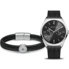Bering Ultra Slim men's watch set 17140-102-GWP