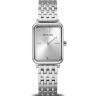 Bering Classic women's watch 17423-700, silver dial, silver stainless steel strap