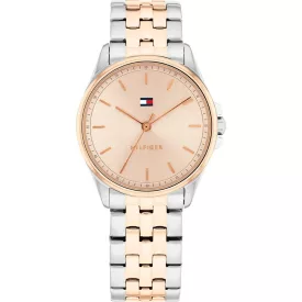 Tommy Hilfiger Jade women's watch TH1782772, rose gold dial, silver stainless steel strap