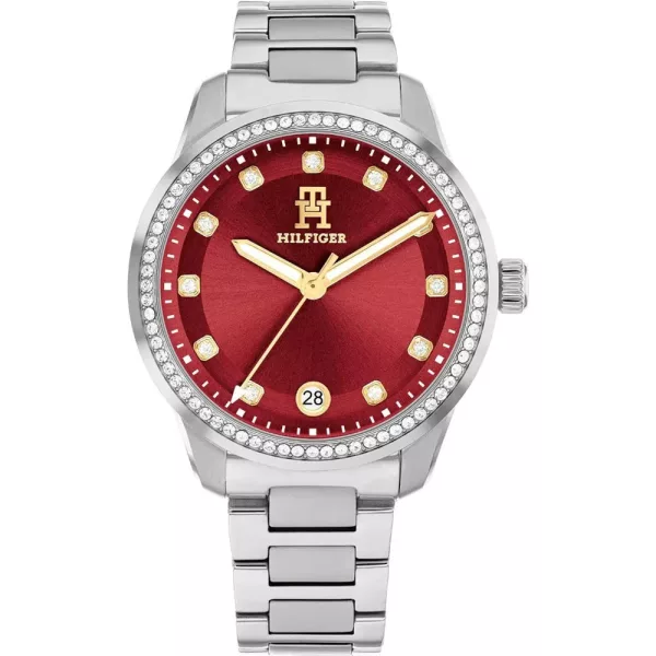 Tommy Hilfiger Crystals women's watch TH1782794, silver stainless steel strap