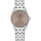 Tommy Hilfiger Jade women's watch TH1782801, brown dial, silver stainless steel strap