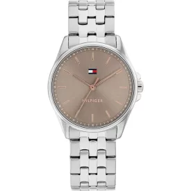 Tommy Hilfiger Jade women's watch TH1782801, brown dial, silver stainless steel strap