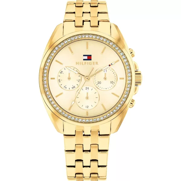Tommy Hilfiger Millie women's watch TH1782803, gold dial, gold stainless steel strap