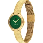 Tommy Hilfiger Demi Mini women's watch TH1782812, green dial, gold stainless steel strap