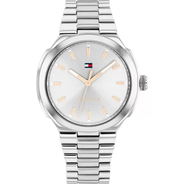 Tommy Hilfiger Georgia women's watch TH1782817, silver dial, silver stainless steel strap