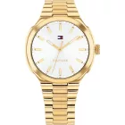Tommy Hilfiger Georgia women's watch TH1782819, white dial, silver stainless steel strap