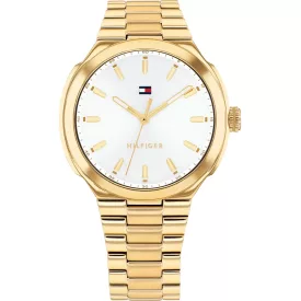 Tommy Hilfiger Georgia women's watch TH1782819, white dial, silver stainless steel strap