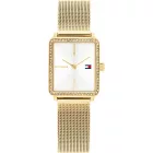 Tommy Hilfiger Tea women's watch TH1782829, silver dial, gold stainless steel strap