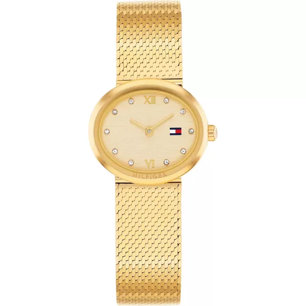 Tommy Hilfiger Moira women's watch TH1782847, gold stainless steel strap