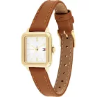 Tommy Hilfiger Mia Mini women's watch TH1782859, silver dial, brown leather strap