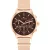 Tommy Hilfiger Blake women's watch TH1782864, brown dial, rose gold stainless steel strap