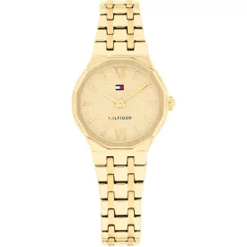 Tommy Hilfiger Mackenzie women's watch TH1782886, gold dial, gold stainless steel strap