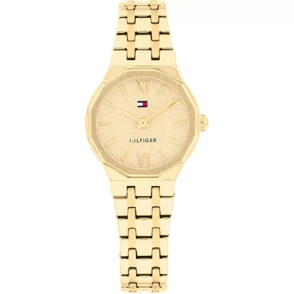 Tommy Hilfiger Mackenzie women's watch TH1782886, gold dial, gold stainless steel strap