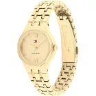 Tommy Hilfiger Mackenzie women's watch TH1782886, gold dial, gold stainless steel strap