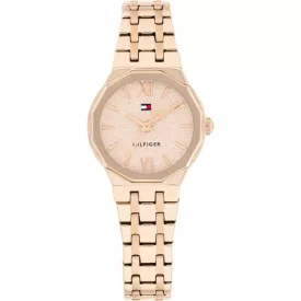 Tommy Hilfiger Mackenzie women's watch TH1782887, rose gold dial, rose gold stainless steel strap